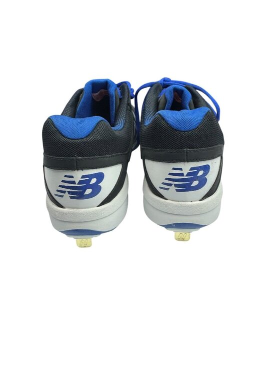 NEW New Balance Baseball Cleats Men\'s L4040BB3 Metal Low Royal Blue/ Blk Size 15 main image 4